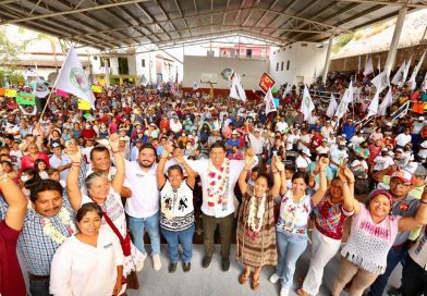 Gobierno de territorio, no de escritorio, promete Salomón Jara para Oaxaca en Cuicatlán
